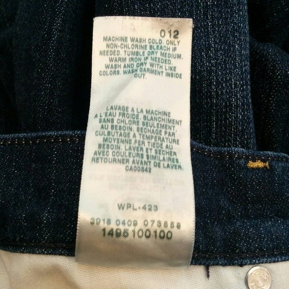 Levi's Eco Bootcut Jeans Size 4/27 - Picture 7 of 9